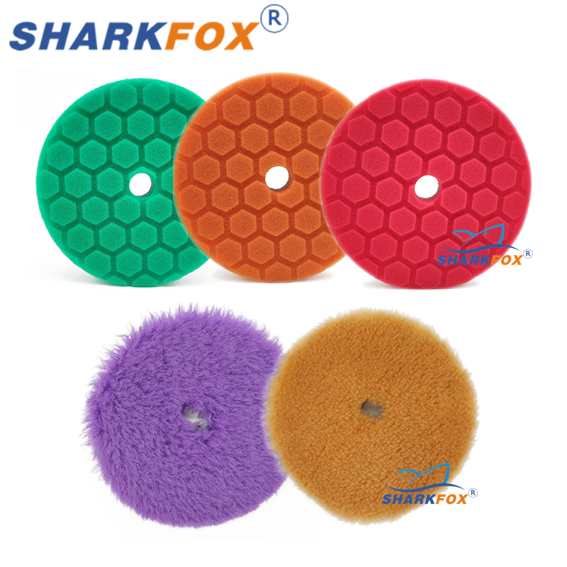 Polish Pad Set Buffer - Sharkfox 5 adet/takım 5 