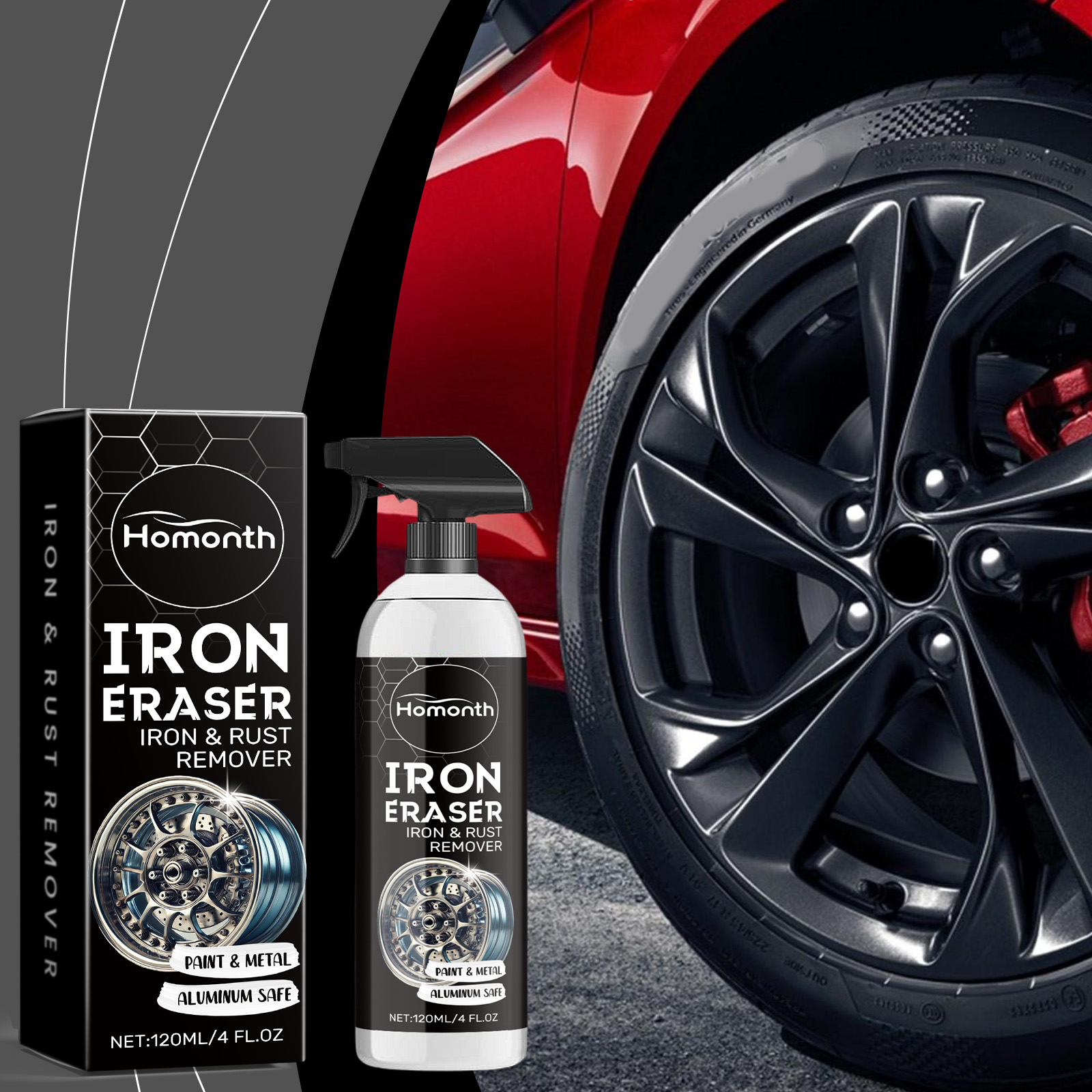 Wheel Cleaner Alloy - Araba Tekerleği Pas Sökücü Sprey Alaşımlı