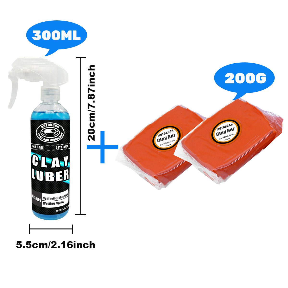 200G araba kil Bar ve 300ml si - Clay Bar Lubricant incelemesi ve fiyatı