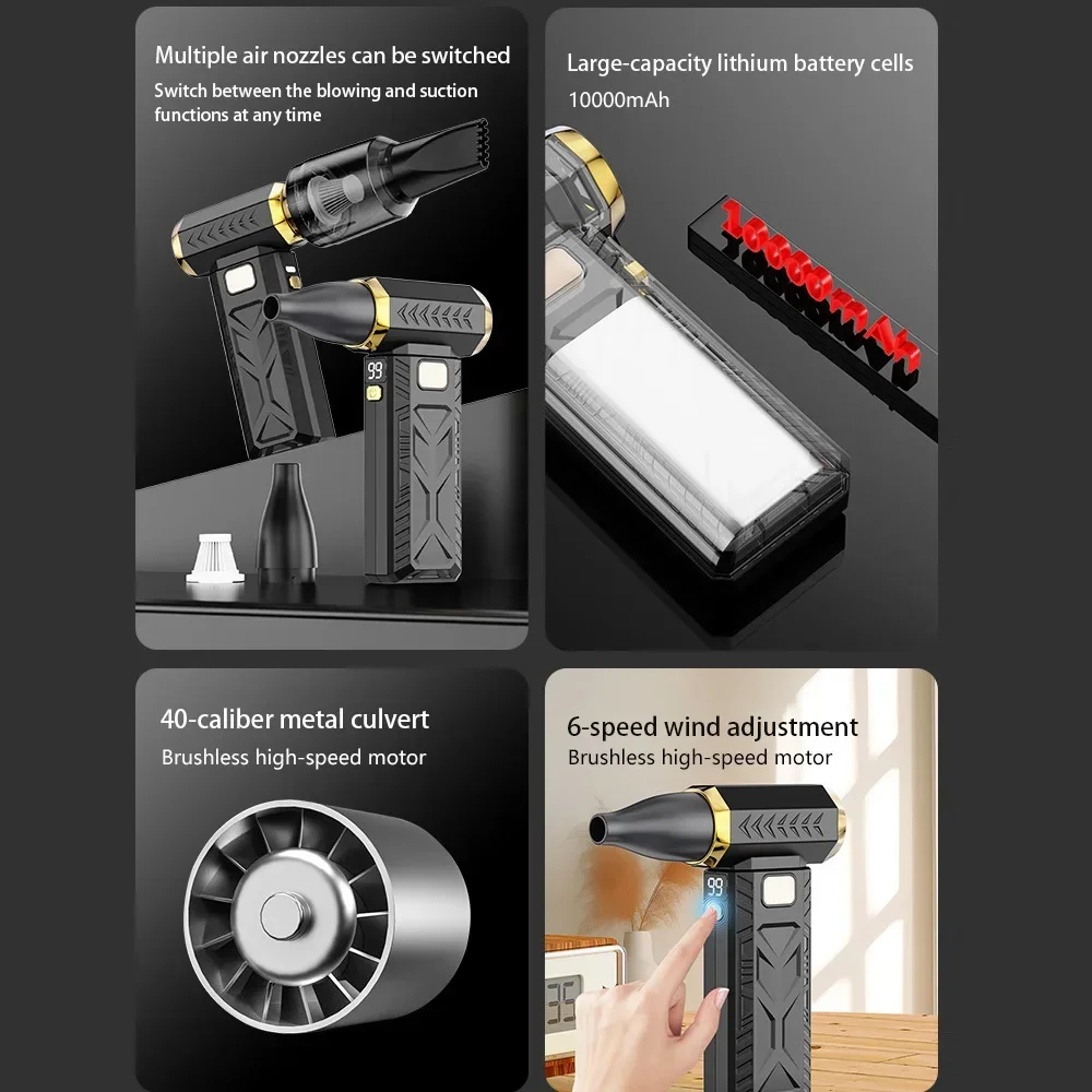 Yükseltilmiş 400000RPM Jet Fan - Dryer Car Blower incelemesi ve fiyatı